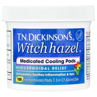 <img alt="Dickinson Brands, T.N. Dickinsons Witch Hazel Medicated Cooling Pads, Hemorrhoidal Relief , 100 Pads" title="Dickinson Brands, T.N. Dickinsons Witch Hazel Medicated Cooling Pads, Hemorrhoidal Relief , 100 Pads,052651000304"
