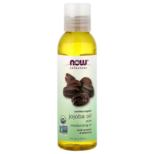 <img alt="NOW Foods, Solutions, Certified Organic Jojoba Oil, 4 fl oz (118 ml)" title="NOW Foods, Solutions, Certified Organic Jojoba Oil, 4 fl oz (118 ml),733739077134"