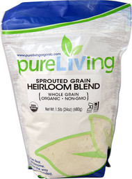 Pure Living Sprouted Grain Heirloom Blend Flour - 24 oz