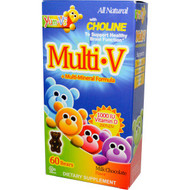YumVs, Multi V with Multi-Mineral Formula, Milk Chocolate Flavor, 60 Bears