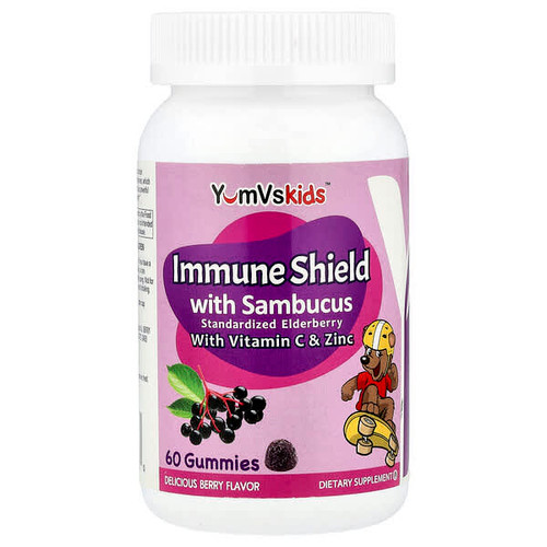 <img alt="YumVs, Immune Shield with Sambucus Gummies, Delicious Berry, 60 Gummies" title="YumVs, Immune Shield with Sambucus Gummies, Delicious Berry, 60 Gummies,899105001230"