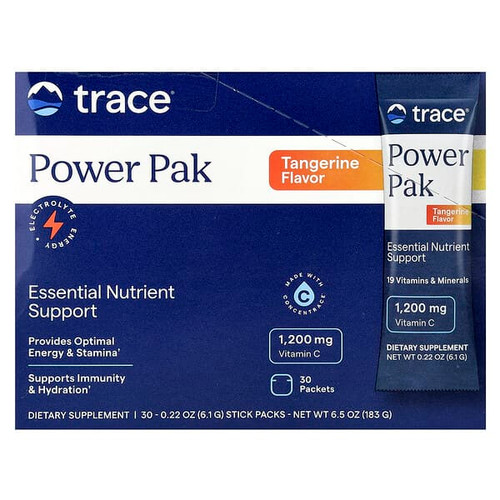<img alt="Trace, Power Pak, Tangerine, 30 Stick Packs, 0.22 oz (6.1 g) Each" title="Trace, Power Pak, Tangerine, 30 Stick Packs, 0.22 oz (6.1 g) Each,878941003493"