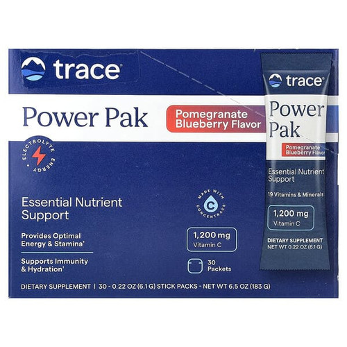 <img alt="Trace, Power Pak, Pomegranate Blueberry, 30 Stick Packs, 0.22 oz (6.1 g) Each" title="Trace, Power Pak, Pomegranate Blueberry, 30 Stick Packs, 0.22 oz (6.1 g) Each,878941003479"