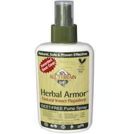 All Terrain, Herbal Armor, Natural Insect Repellent Deet-Free Pump Spray, 4 fl oz (120 ml)