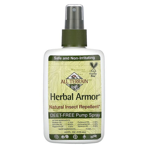 <img alt="All Terrain, Herbal Armor, Natural Insect Repellent, 4 fl oz (120 ml) (Discontinued Item)" title="All Terrain, Herbal Armor, Natural Insect Repellent, 4 fl oz (120 ml) (Discontinued Item),608503010030"