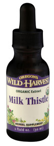 3 PACK of Oregons Wild Harvest Milk Thistle -- 1 fl oz