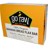 Go Raw, Organic Sprouted Bar, Banana Flaxseed , 10 Bars, 0.4 oz (11 g) Each