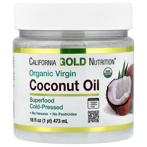 <img alt="California Gold Nutrition, Superfoods, Cold Pressed Organic Virgin Coconut Oil, 16 fl oz (473 ml)" title="California Gold Nutrition, Superfoods, Cold Pressed Organic Virgin Coconut Oil, 16 fl oz (473 ml),898220011902"