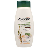 Aveeno, Daily Moisturizing Yogurt Body Wash, Vanilla, 18 fl oz (532 ml)