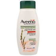 Aveeno, Daily Moisturizing Yogurt Body Wash, Apricot and Honey, 18 fl oz (532 ml)