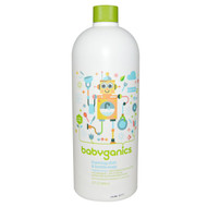 BabyGanics, Foaming Dish & Bottle Soap, Eco Refill, Fragrance Free, 32 fl oz (946 ml)