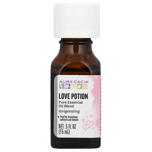 <img alt="Aura Cacia, Pure Essential Oil Blend, Love Potion, 0.5 fl oz (15 ml)" title="Aura Cacia, Pure Essential Oil Blend, Love Potion, 0.5 fl oz (15 ml),051381881122"
