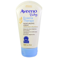 Aveeno, Baby, Eczema Therapy, Moisturizing Cream, Fragrance-Free, 5 oz (141 g)