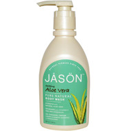 Jason Natural, Pure Natural Body Wash, Soothing Aloe Vera, 30 fl oz (887 ml)