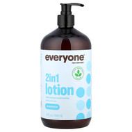 <img alt="Everyone, 2 in 1 Lotion, Unscented, 32 fl oz (946 ml)" title="Everyone, 2 in 1 Lotion, Unscented, 32 fl oz (946 ml),636874220383"