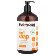 <img alt="Everyone, 3 in 1 Soap, Citrus + Mint, 32 fl oz (946 ml)" title="Everyone, 3 in 1 Soap, Citrus + Mint, 32 fl oz (946 ml),636874121505"