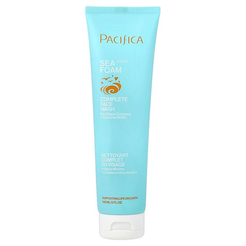 <img alt="Pacifica, Sea Foam, Complete Face Wash, 5 fl oz (148 ml)" title="Pacifica, Sea Foam, Complete Face Wash, 5 fl oz (148 ml),687735301017"