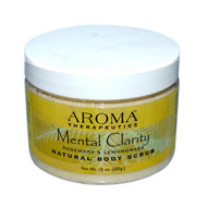 Abra Health-promotings, Natural Body Scrub, Mental Clarity, Rosemary & Lemongrass, 10 oz (283 g)