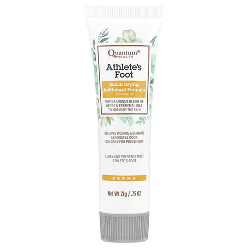 <img alt="Quantum Health, Athletes Foot, Quick Drying Antifungal Formula, 0.75 oz (21 g)" title="Quantum Health, Athletes Foot, Quick Drying Antifungal Formula, 0.75 oz (21 g),046985018029"