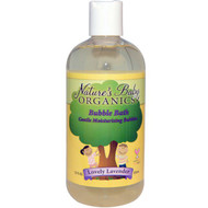 Natures Baby Organics, Bubble Bath, Gentle Moisturizing Bubbles, Lovely Lavender, 12 fl oz (355 ml)
