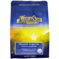 Mt. Whitney Coffee Roasters, Organic Sumatra Gayo Mountain, Medium Plus Roast, Ground Coffee, 12 oz (340 g)