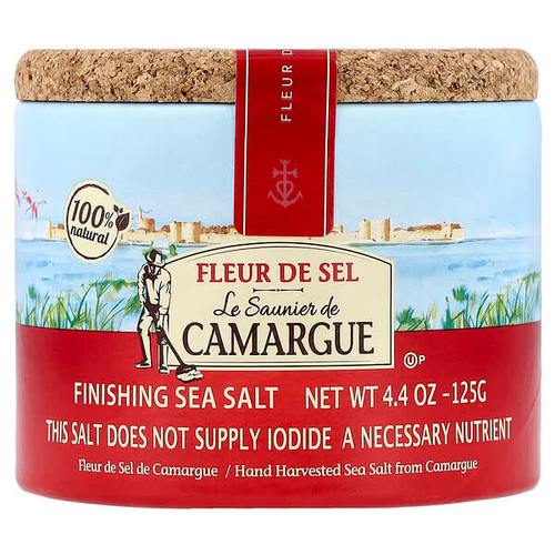 <img alt="Le Saunier de Camargue, Fleur de Sel, Finishing Sea Salt, 4.4 oz (125 g)" title="Le Saunier de Camargue, Fleur de Sel, Finishing Sea Salt, 4.4 oz (125 g),079462000545"