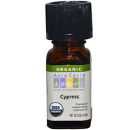 Aura Cacia, Organic, Cypress, 0.25 fl oz (7.4 ml)