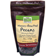 Now Foods, Real Food, Honey Roasted Pecans, 8 oz (227 g)