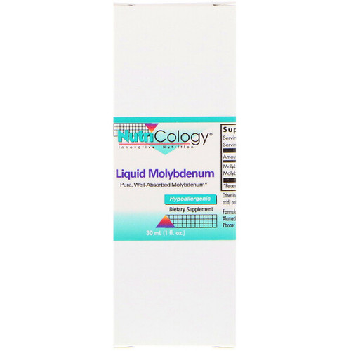 <img alt="Nutricology, Liquid Molybdenum, 1 fl oz (30 ml)" title="Nutricology, Liquid Molybdenum, 1 fl oz (30 ml),713947507005"