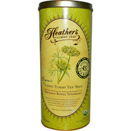 Heathers Tummy Care, Tummy Teas, Organic Fennel Tea Bags, Caffeine Free, 45 Tea Bags, 8.82 oz (250 g)