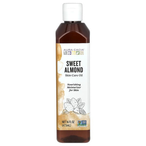 <img alt="Aura Cacia, Skin Care Oil, Sweet Almond, 16 fl oz (473 ml)" title="Aura Cacia, Skin Care Oil, Sweet Almond, 16 fl oz (473 ml),051381911454"