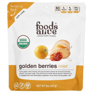 <img alt="Foods Alive, Organic Golden Berries, Dried, 8 oz (227 g)" title="Foods Alive, Organic Golden Berries, Dried, 8 oz (227 g),891551000898"