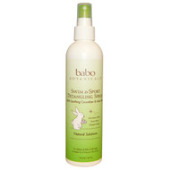 Babo Botanicals, Swim & Sport Detangling Spray, Cucumber Aloe Vera, 8 fl oz (237 ml)