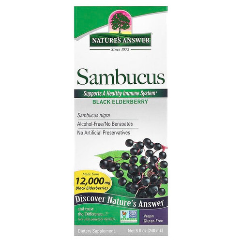 <img alt="Natures Answer, Sambucus, Black Elderberry, Alcohol-Free, 2,500 mg, 8 fl oz (240 ml)" title="Natures Answer, Sambucus, Black Elderberry, Alcohol-Free, 2,500 mg, 8 fl oz (240 ml),083000260421"