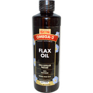 Health From The Sun, Omega-3 Flax Oil, Natural Fresh Taste, 16 fl oz (473 ml)