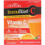 <img alt="21st Century, ImmuBlast-C, Effervescent Drink Mix, Ultimate Orange, 1,000 mg, 30 Packets, .317 oz (9 g) Each" title="21st Century, ImmuBlast-C, Effervescent Drink Mix, Ultimate Orange, 1,000 mg, 30 Packets, .317 oz (9 g) Each,740985278437"