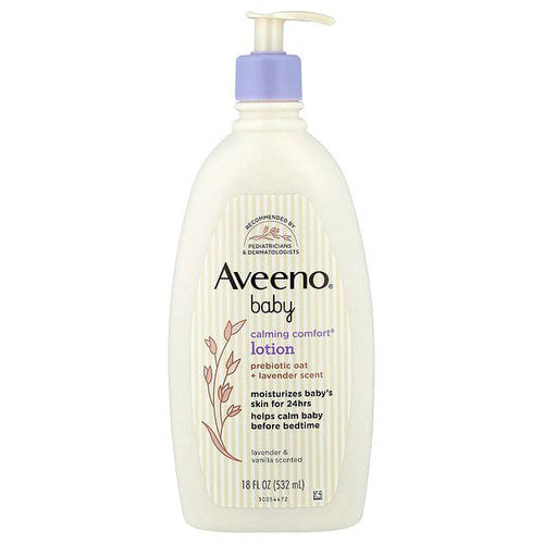 <img alt="Aveeno, Baby, Calming Comfort Lotion, Lavender & Vanilla, 18 fl oz (532 ml)" title="Aveeno, Baby, Calming Comfort Lotion, Lavender & Vanilla, 18 fl oz (532 ml),381371162628"