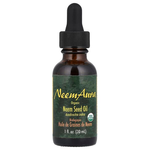 <img alt="NeemAura, Organic Neem Seed Oil, 1 fl oz (30 ml)" title="NeemAura, Organic Neem Seed Oil, 1 fl oz (30 ml),786648080016"