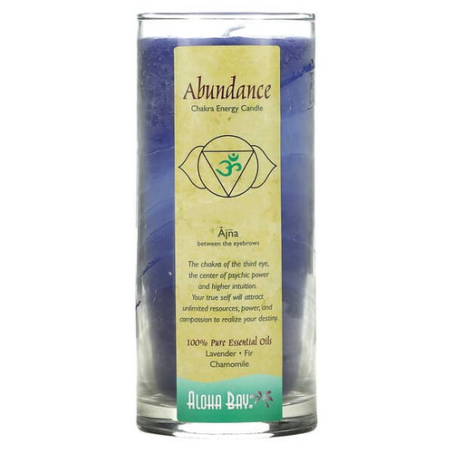 <img alt="Aloha Bay, Chakra Energy Candle, Abundance, Indigo, 11 oz" title="Aloha Bay, Chakra Energy Candle, Abundance, Indigo, 11 oz,760860261026"