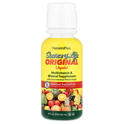 <img alt="NaturesPlus, Source of Life, Original Liquid Multivitamin & Mineral Supplement, Delicious Tropical Fruit, 8 fl oz (236.56 ml)" title="NaturesPlus, Source of Life, Original Liquid Multivitamin & Mineral Supplement, Delicious Tropical Fruit, 8 fl oz (236.56 ml),097467306059"