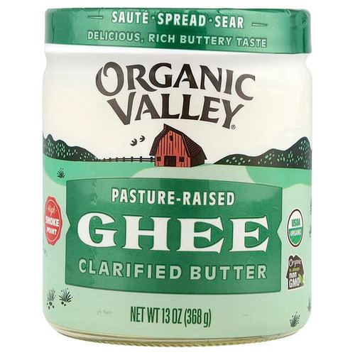 <img alt="Organic Valley, Ghee Clarified Butter, 13 oz (368 g)" title="Organic Valley, Ghee Clarified Butter, 13 oz (368 g),019336100100"
