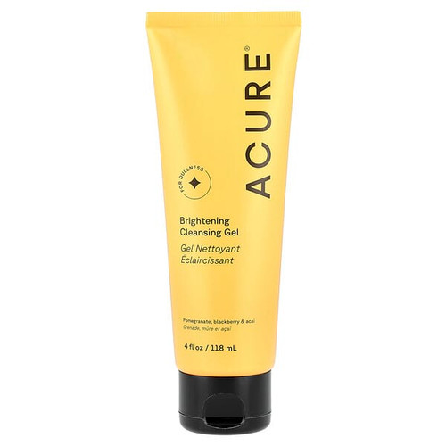 <img alt="ACURE, Brightening Cleansing Gel, 4 fl oz (118 ml)" title="ACURE, Brightening Cleansing Gel, 4 fl oz (118 ml),854049002057"