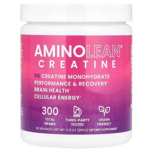 <img alt="RSP Nutrition, AminoLean Creatine Monohydrate Powder, 10.6 oz (300 g)" title="RSP Nutrition, AminoLean Creatine Monohydrate Powder, 10.6 oz (300 g),854446006566"