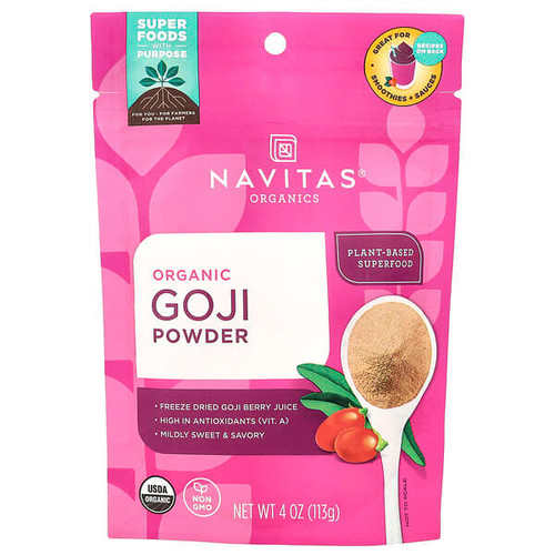 <img alt="Navitas Organics, Organic Goji Powder, 4 oz (113 g)" title="Navitas Organics, Organic Goji Powder, 4 oz (113 g),858847000901"