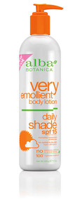 Alba, Botanica Very Emollient Body Lotion Daily Shade Broad Spectrum SPF 15 - 12 fl oz
