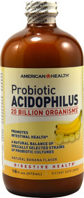 American Health, Probiotic Acidophilus, Banana - 20 billion microorganisms - 16 fl oz