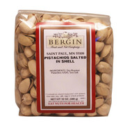 Bergin Fruit and Nut Company, Pistachios, Salted in Shell, 12 oz (340 g)