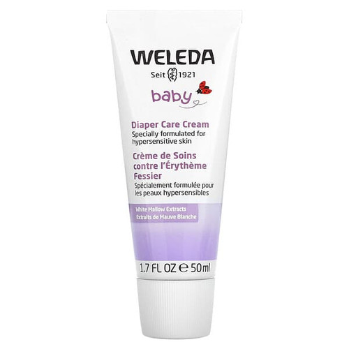 <img alt="Weleda, Baby, Diaper Care Cream, White Mallow Extracts, 1.7 fl oz (50 ml)" title="Weleda, Baby, Diaper Care Cream, White Mallow Extracts, 1.7 fl oz (50 ml),4001638096652"