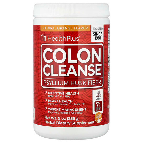 <img alt="Health Plus, Colon Cleanse, Natural Orange, 9 oz (255 g)" title="Health Plus, Colon Cleanse, Natural Orange, 9 oz (255 g),083502112358"