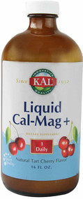 KAL Liquid Cal-Mag Plus Natural Tart Cherry -- 16 fl oz